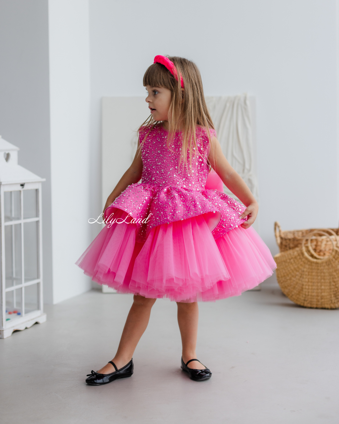 Nancy Tutu Girl Dress in Pink