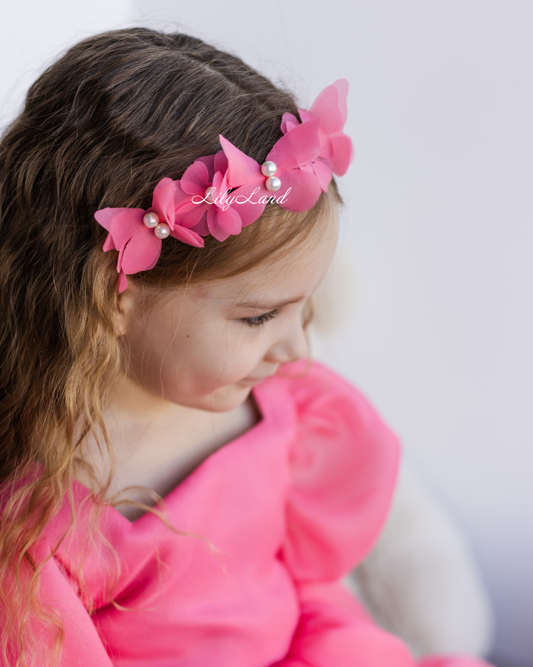 Marseille Puffy Tutu Girl Dress in Bubble Pink