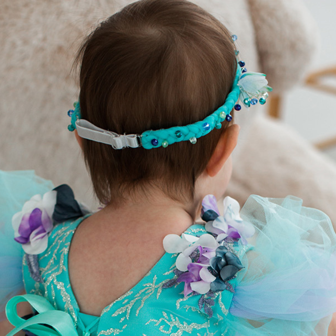 Blue Butterflies Girl Hair Headband
