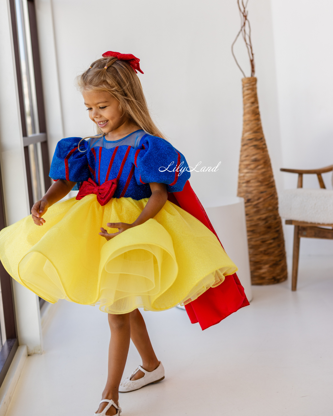 Snow White Princess Puffy Girl Dress