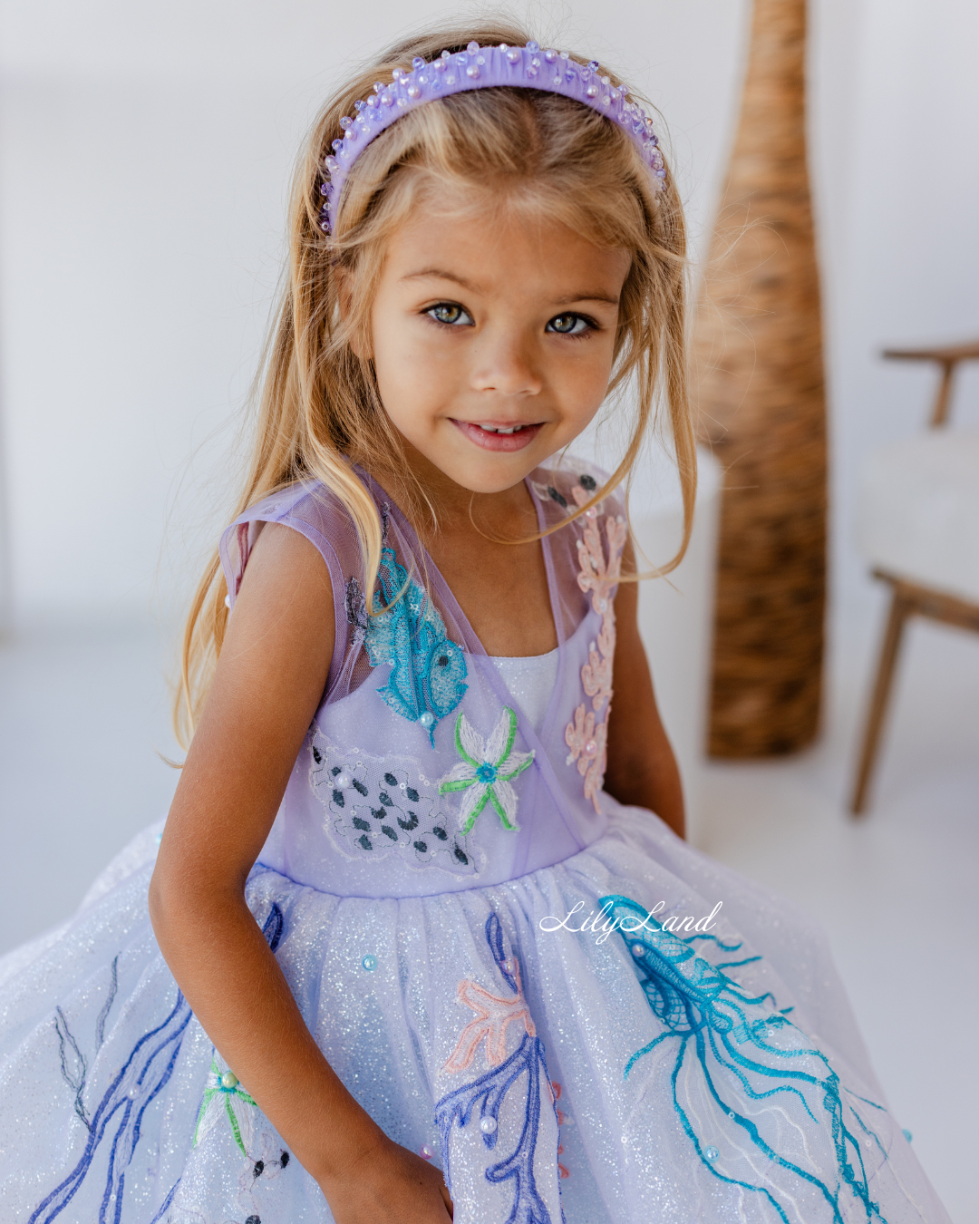 Nitela Mermaid Theme Party Girl Dress