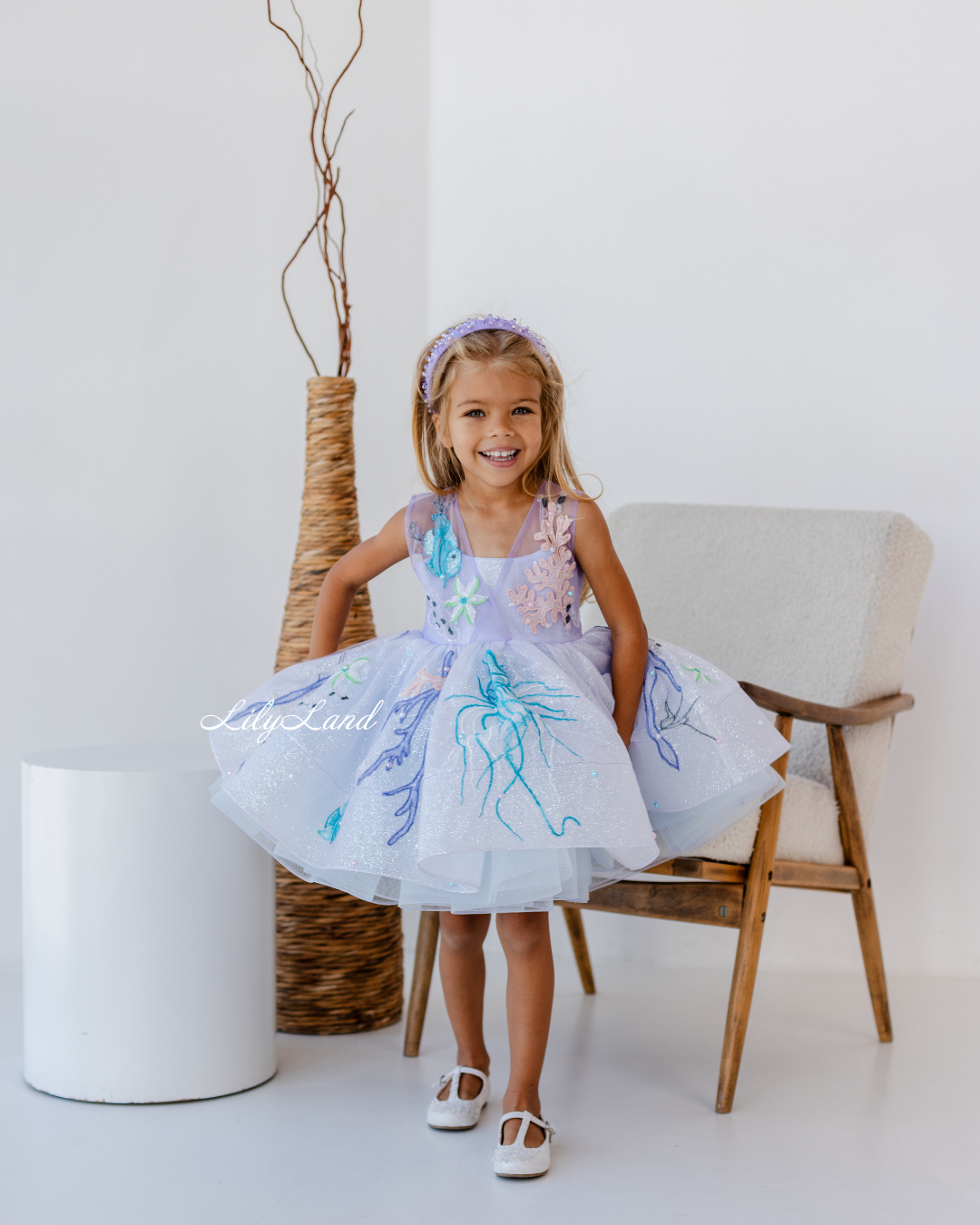 Nitela Mermaid Theme Party Girl Dress