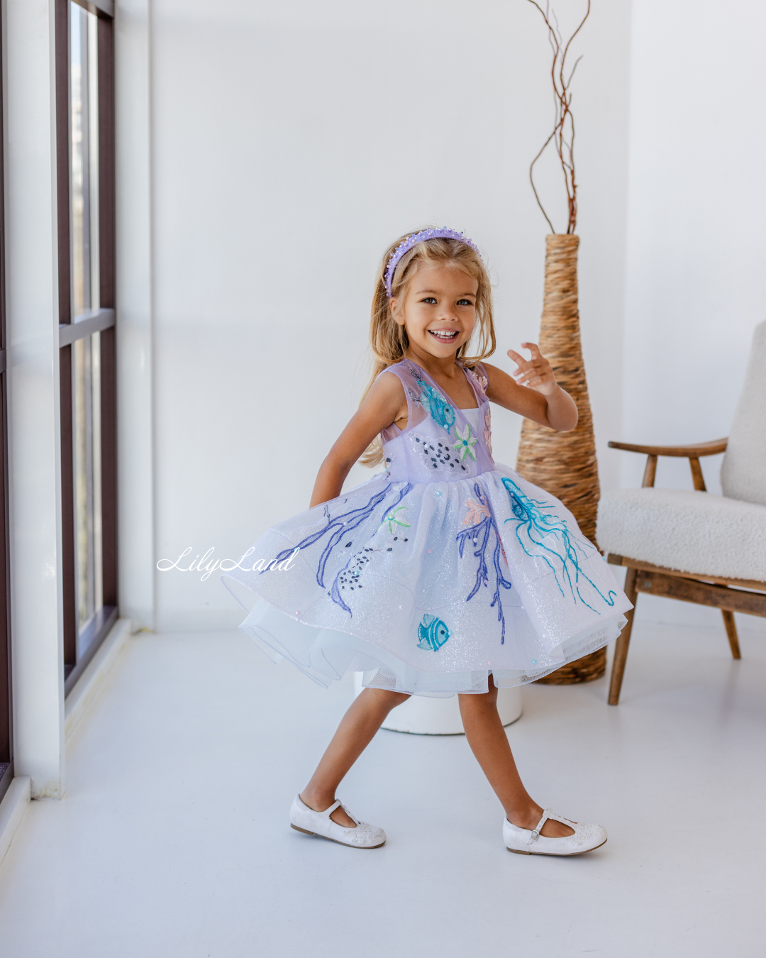 Nitela Mermaid Theme Party Girl Dress