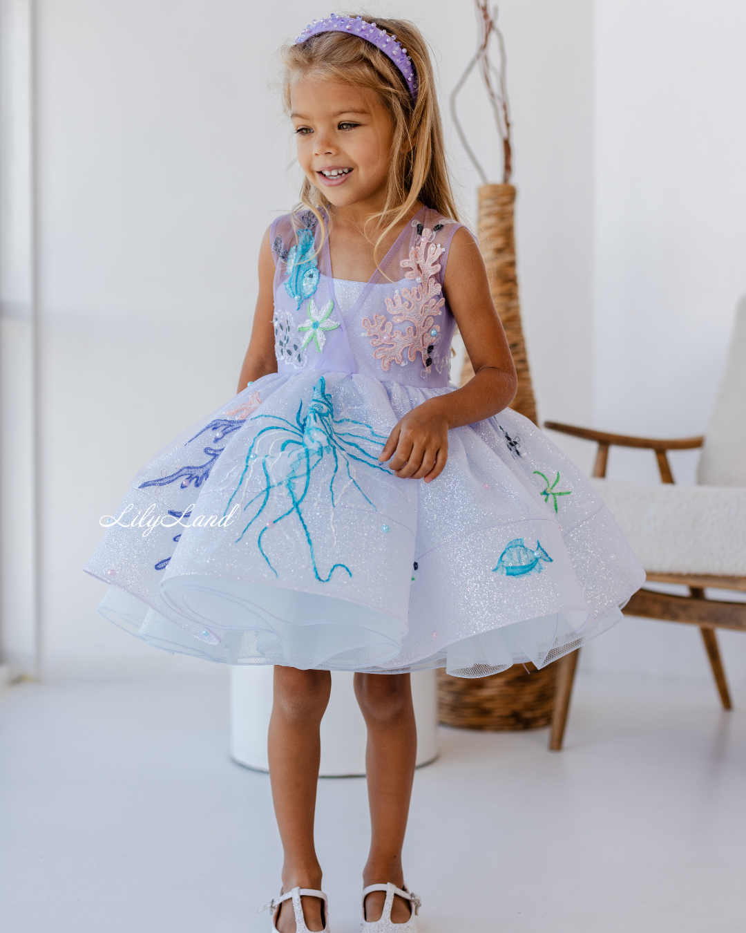 Nitela Mermaid Theme Party Girl Dress