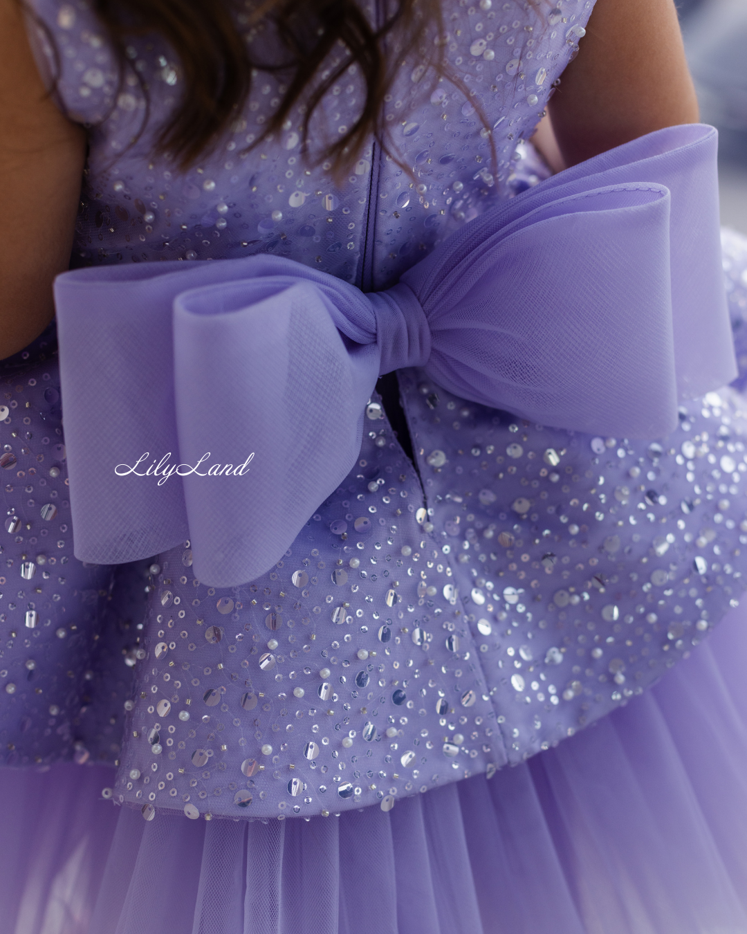 Nancy Tutu Girl Dress in Lavender