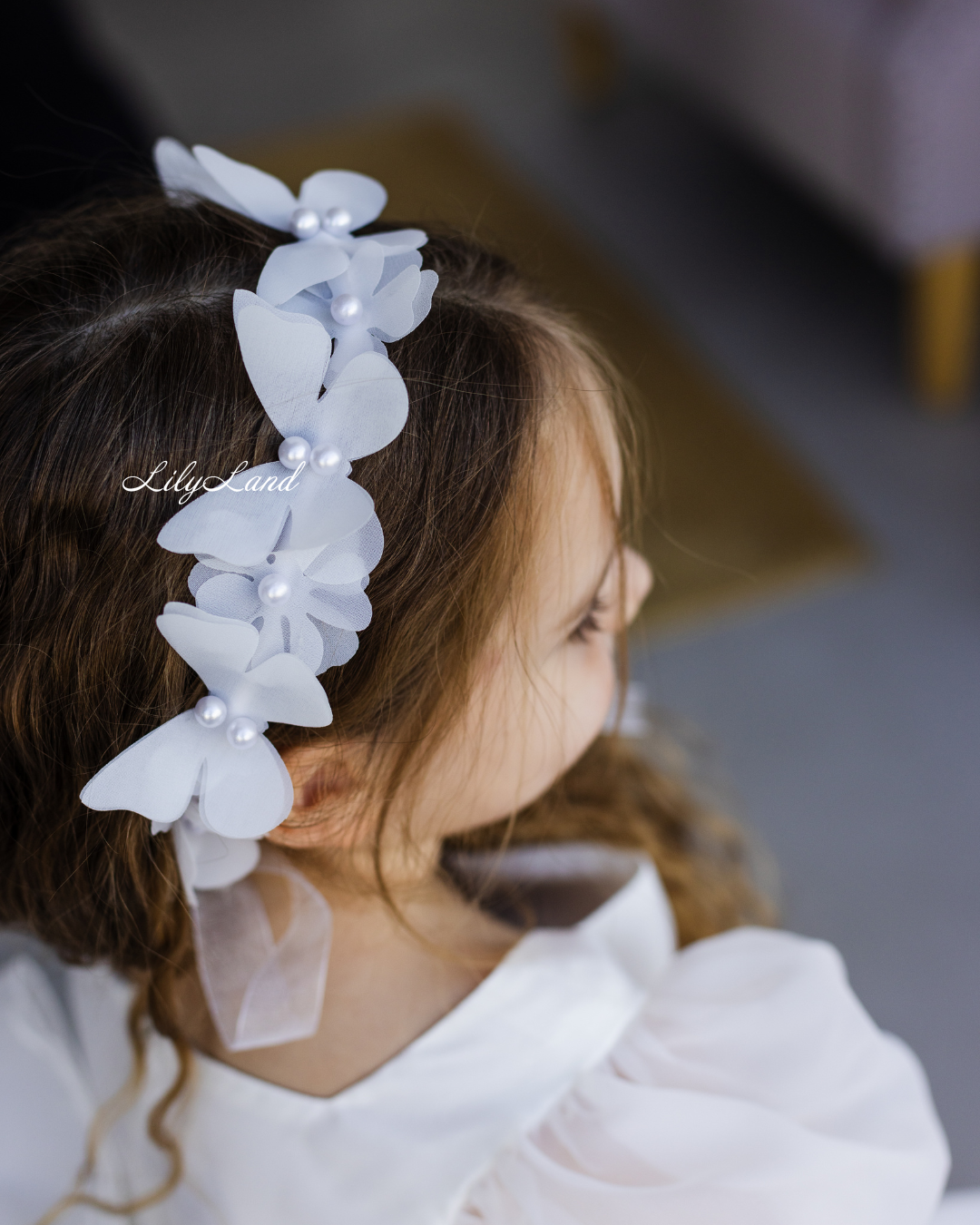 Marseille Puffy Tutu Girl Dress in White