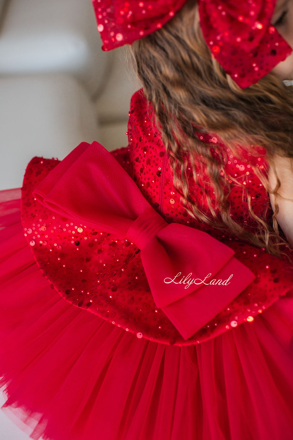 Nancy Tutu Girl Dress in Red