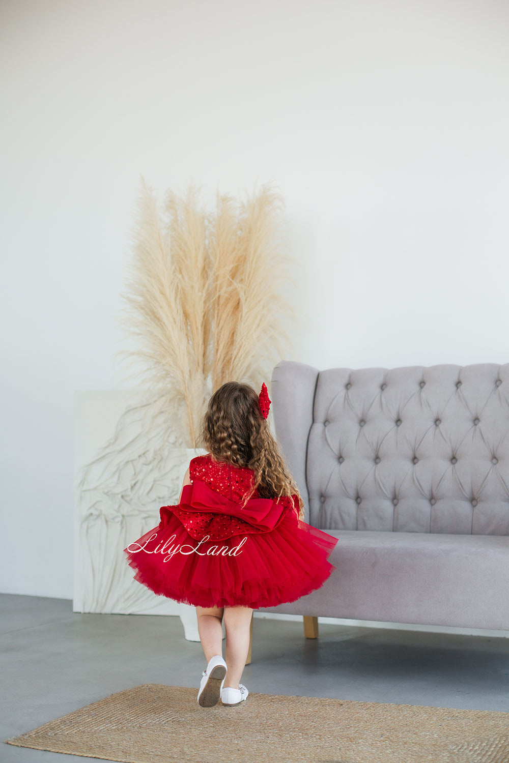 Nancy Tutu Girl Dress in Red