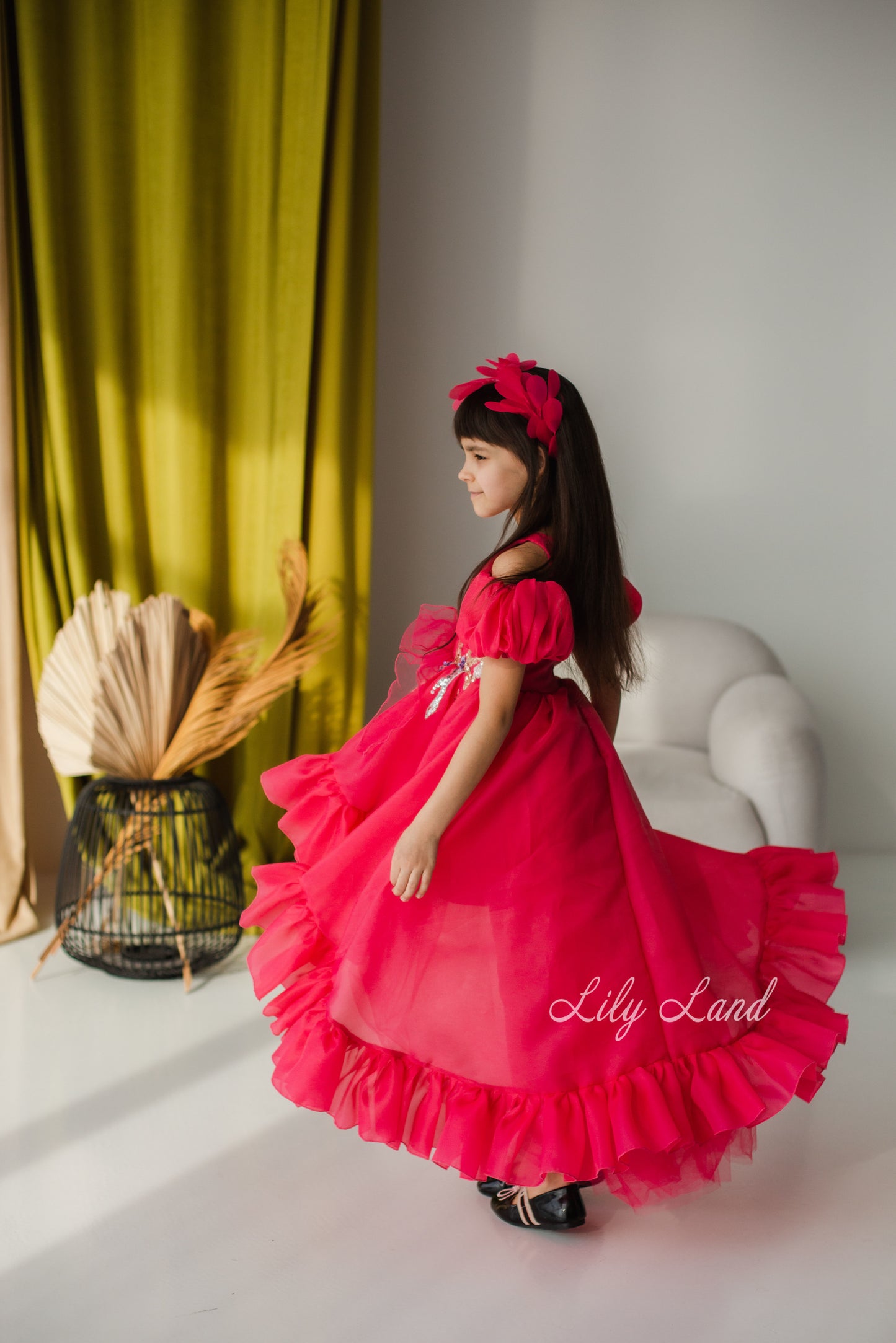 Florida Girl Dress in Raspberry
