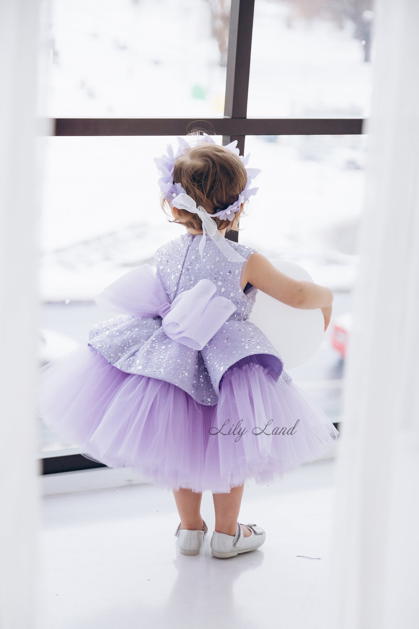 Nancy Tutu Girl Dress in Lavender