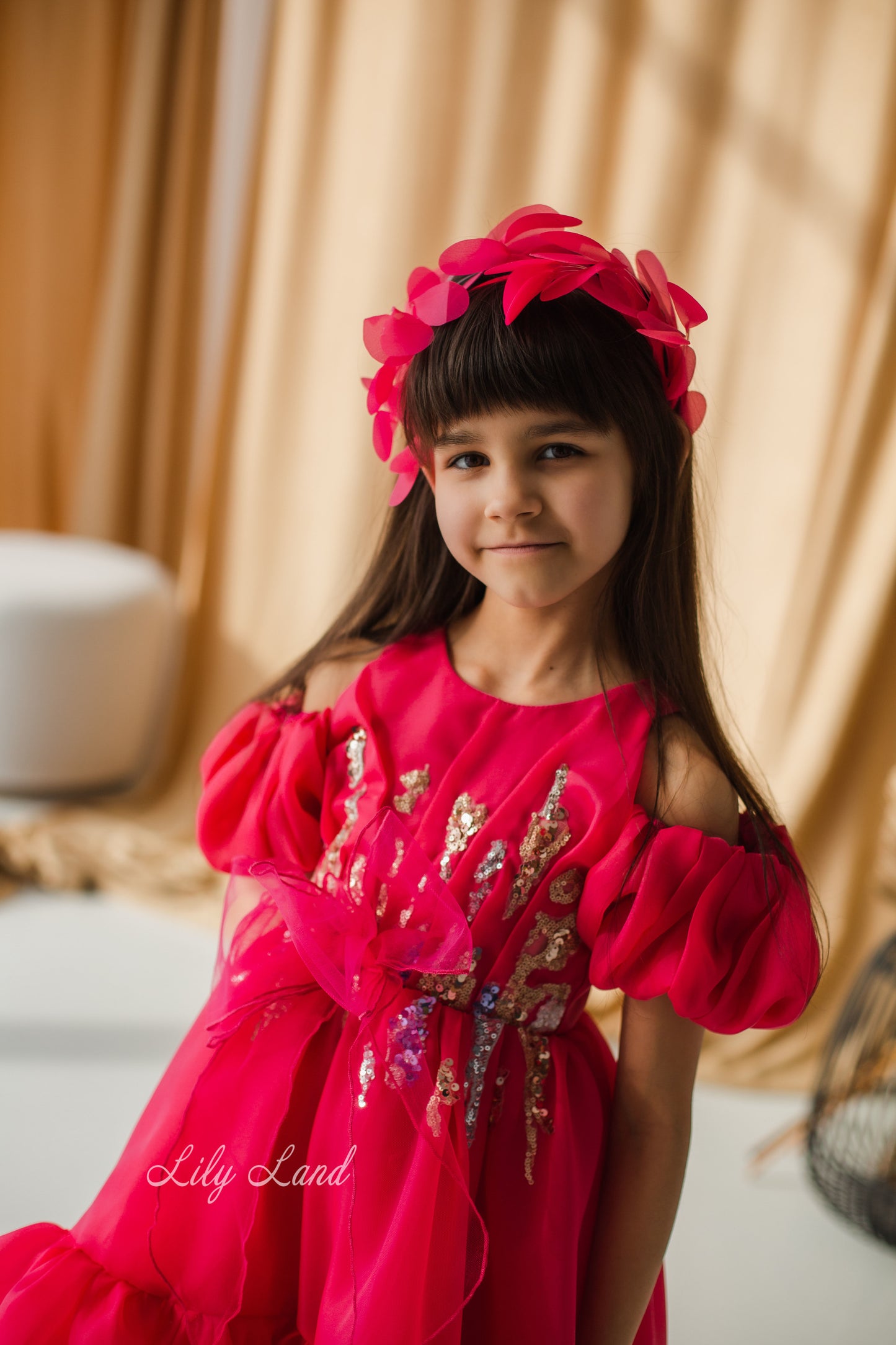Florida Girl Dress in Raspberry