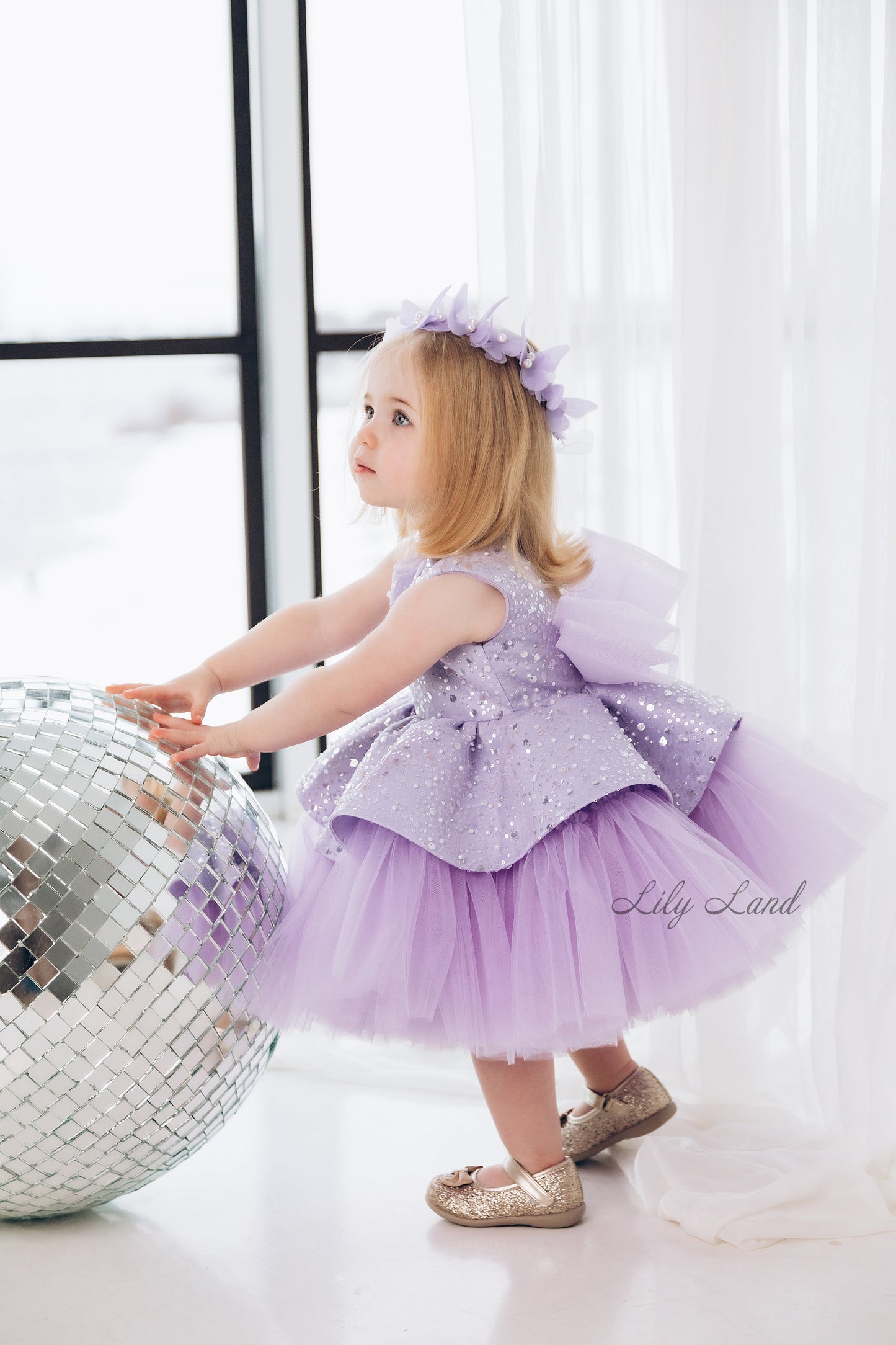Nancy Tutu Girl Dress in Lavender