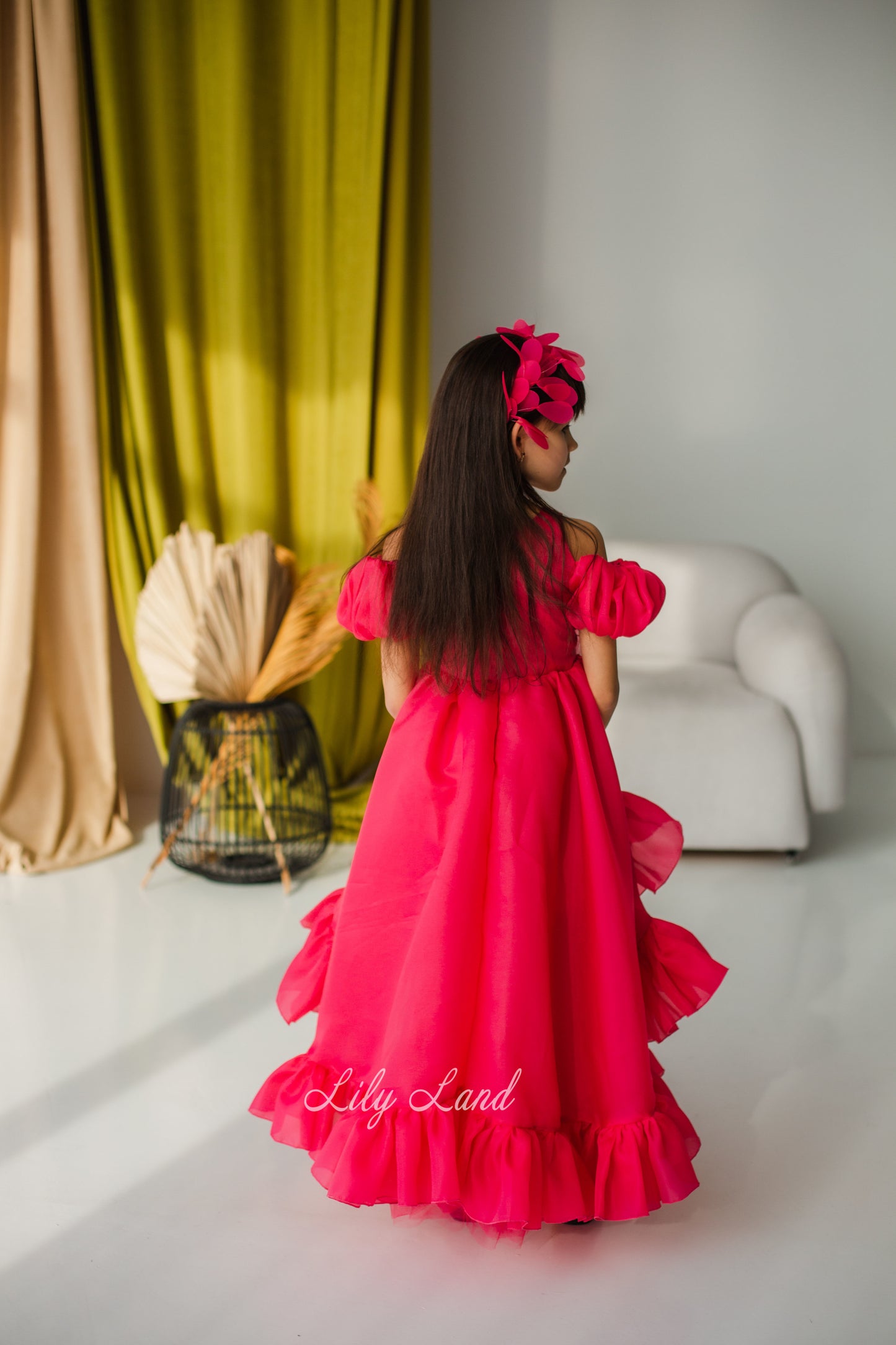 Florida Girl Dress in Raspberry