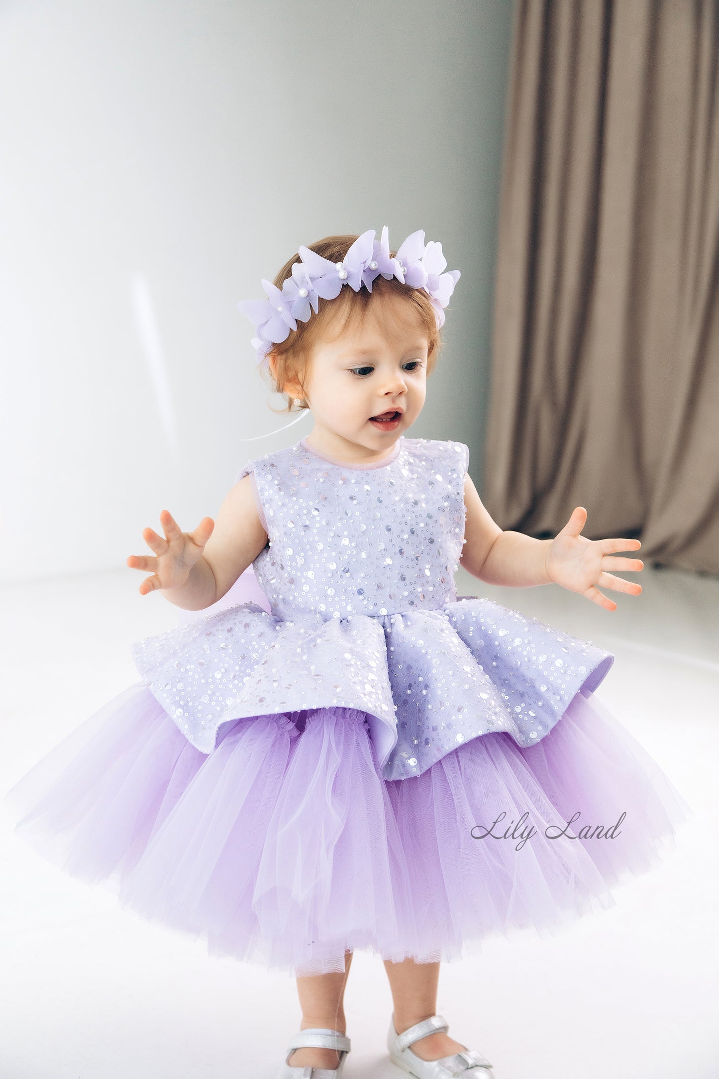 Nancy Tutu Girl Dress in Lavender