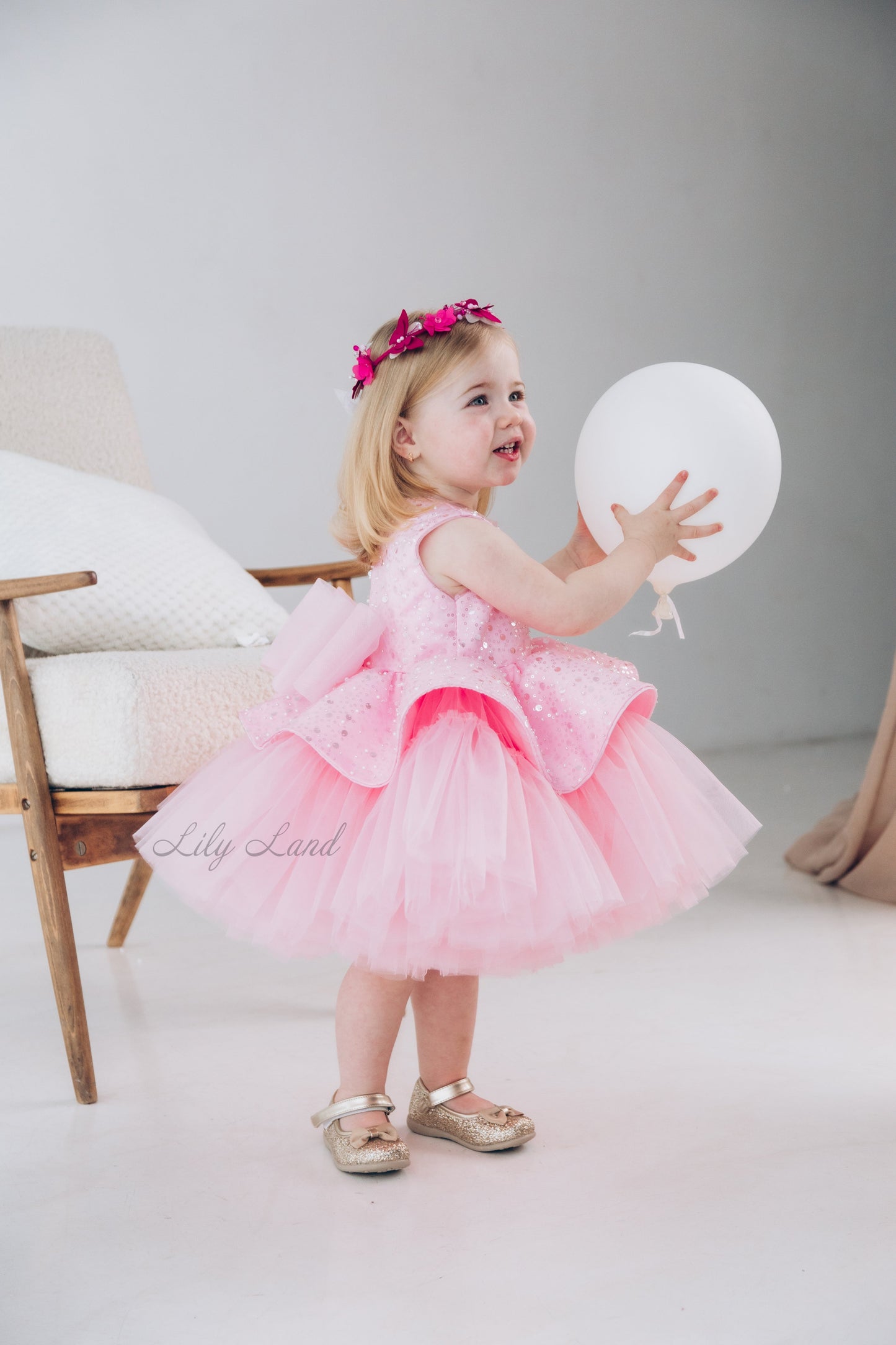 Nancy Tutu Girl Dress in Light Pink
