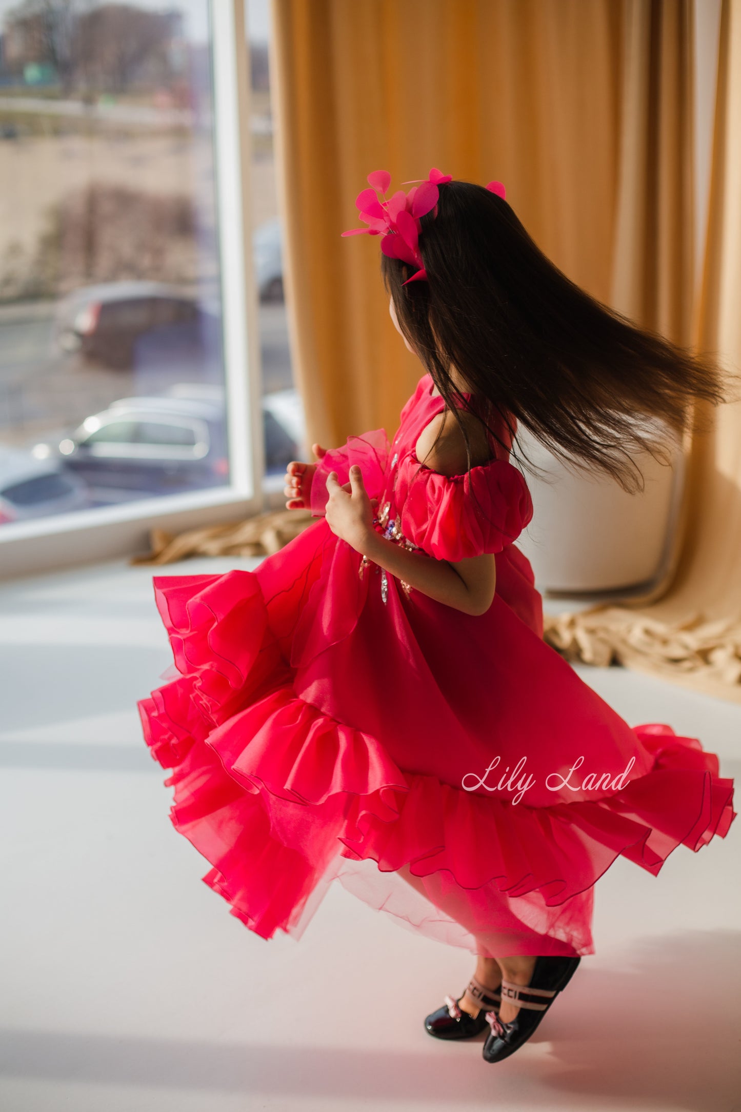Florida Girl Dress in Raspberry