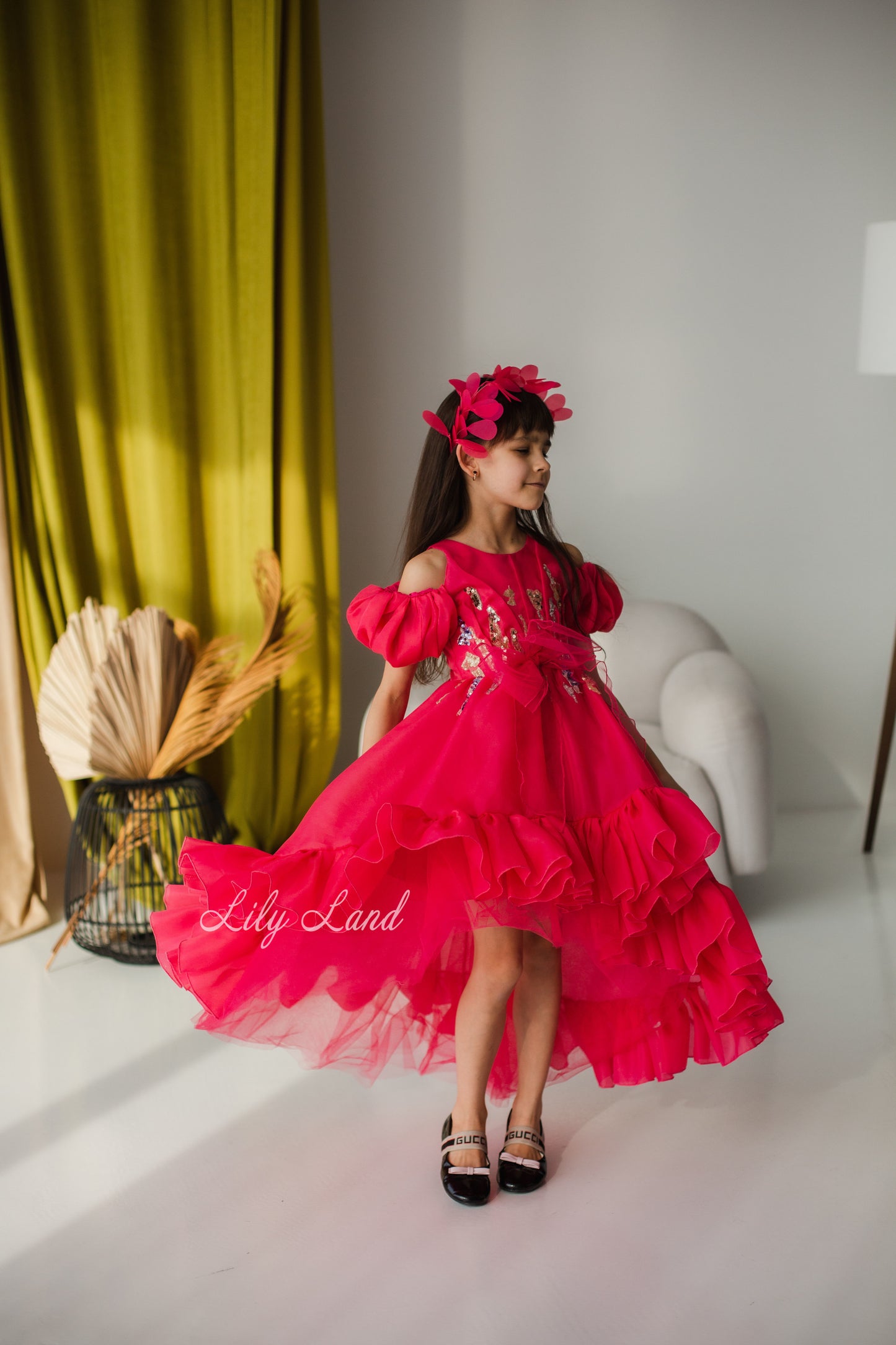 Florida Girl Dress in Raspberry