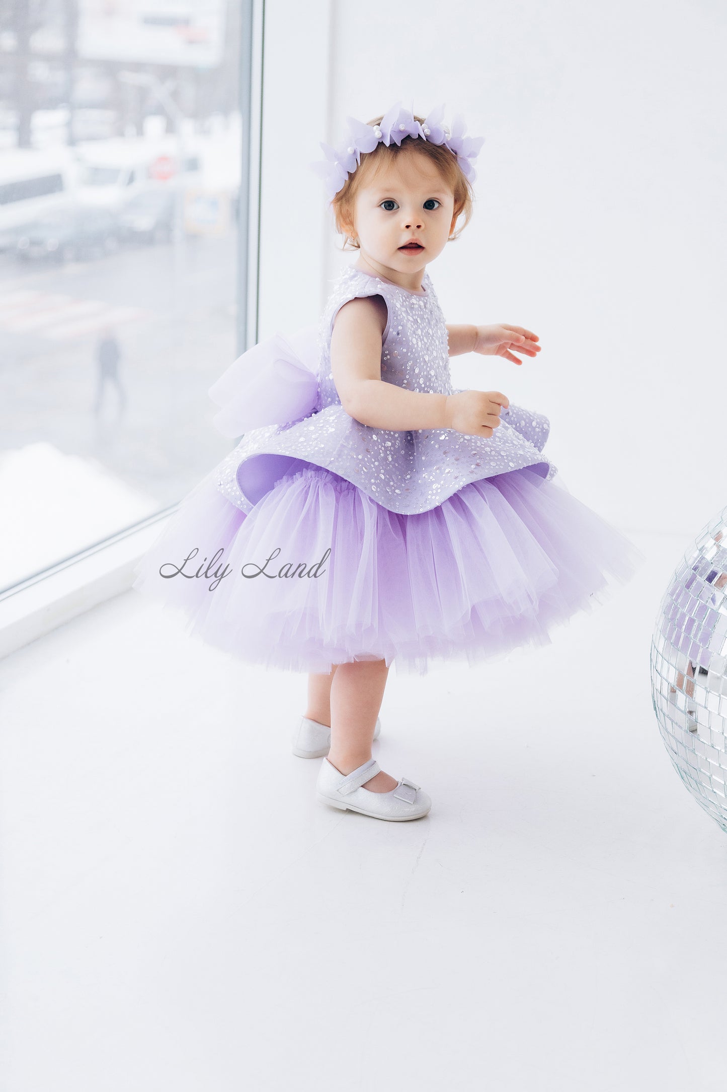 Nancy Tutu Girl Dress in Lavender