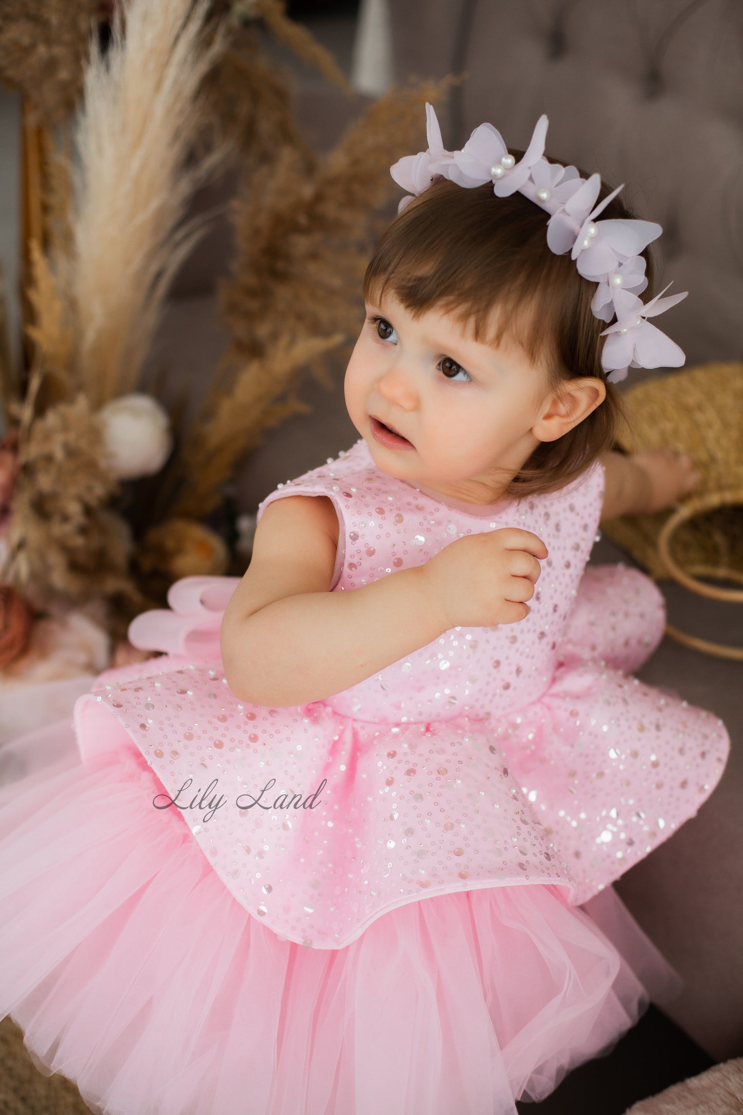 Nancy Tutu Girl Dress in Light Pink