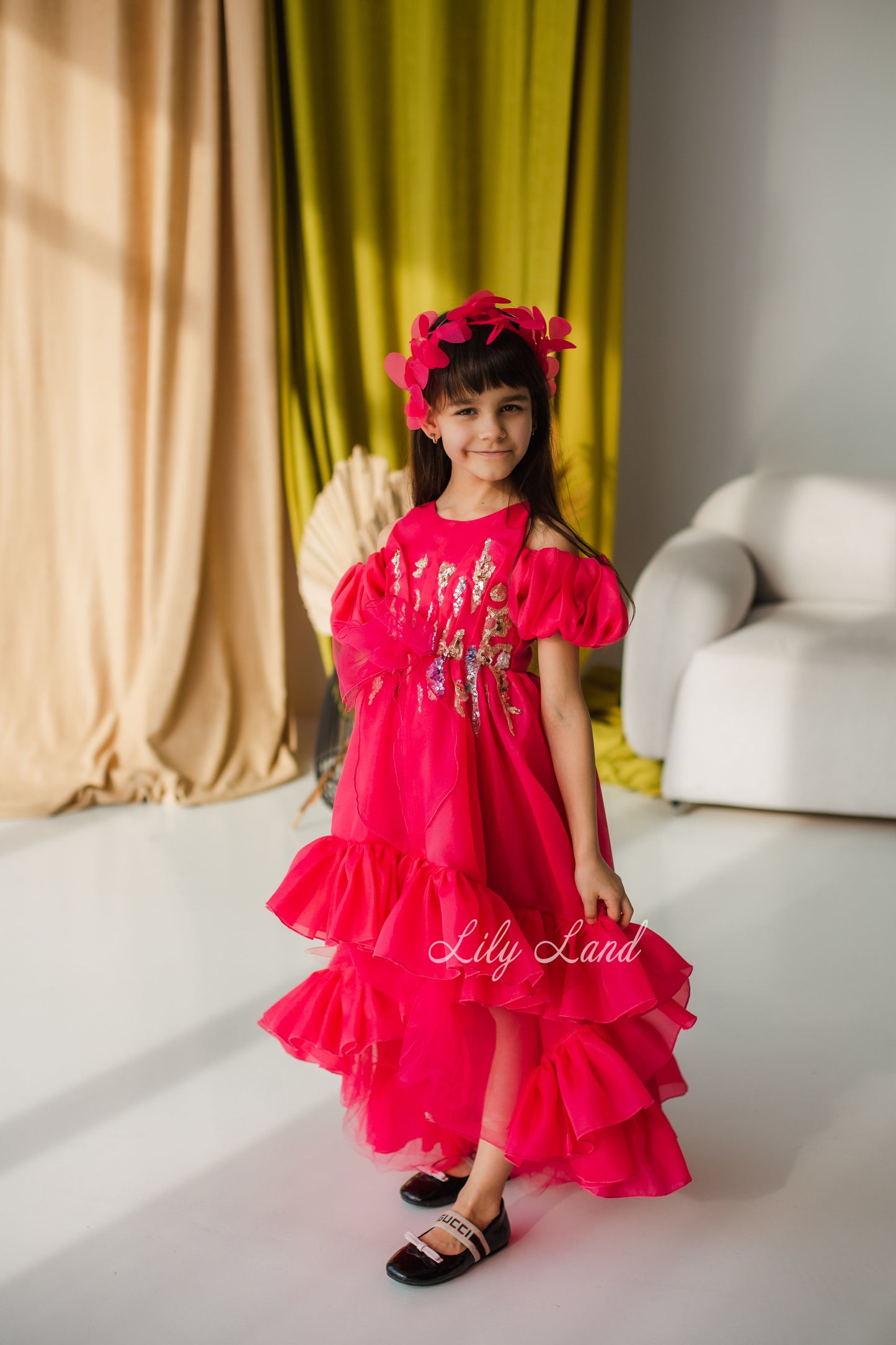 Florida Girl Dress in Raspberry