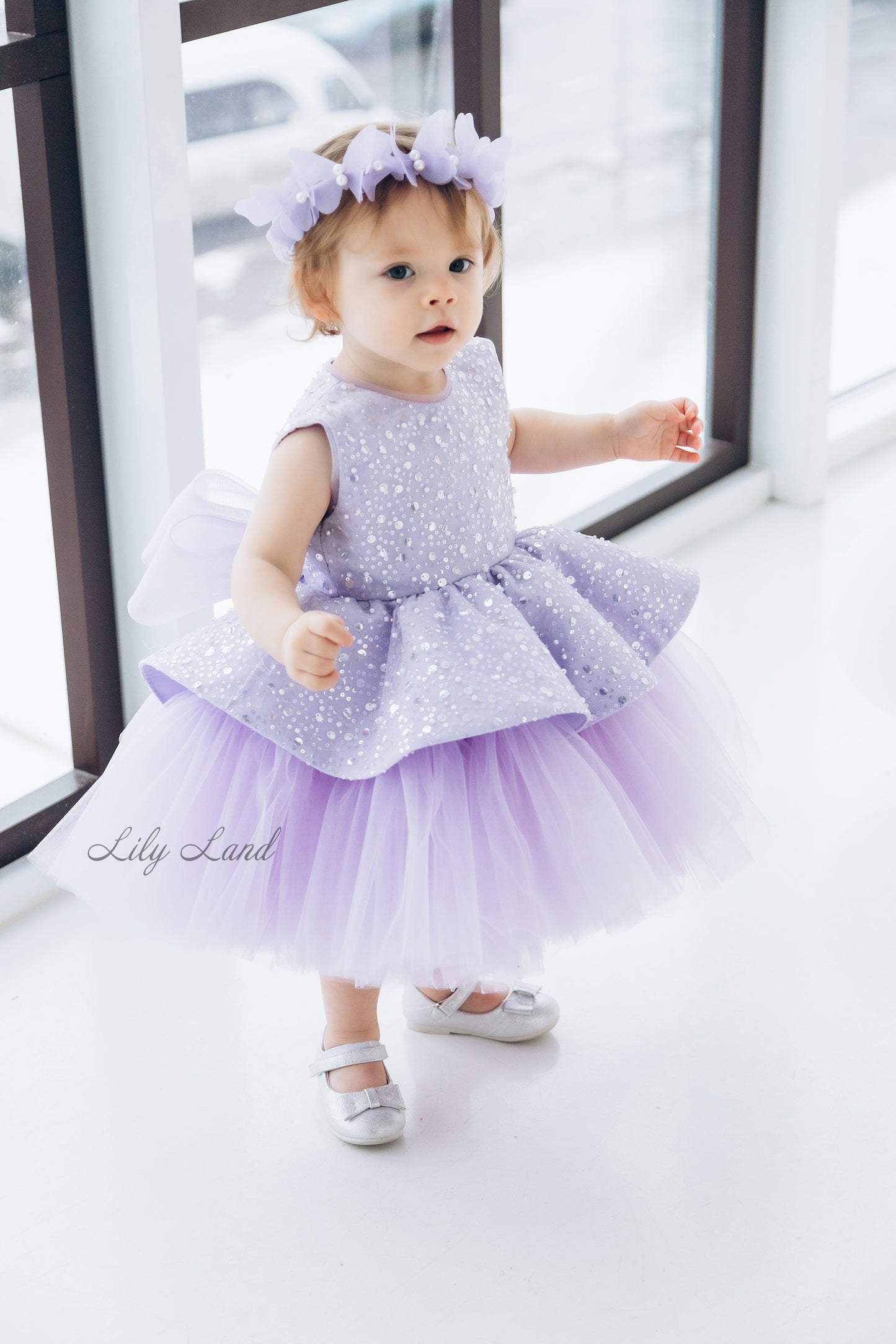 Nancy Tutu Girl Dress in Lavender