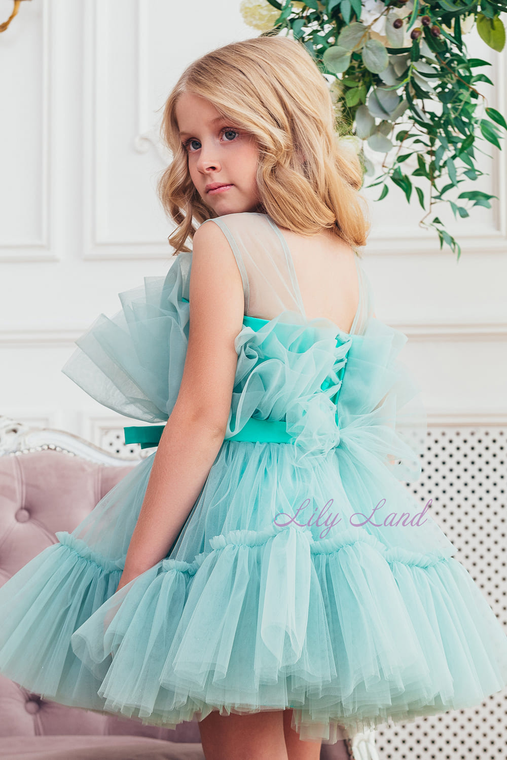 Barbie Baby Girl Dress in Mint