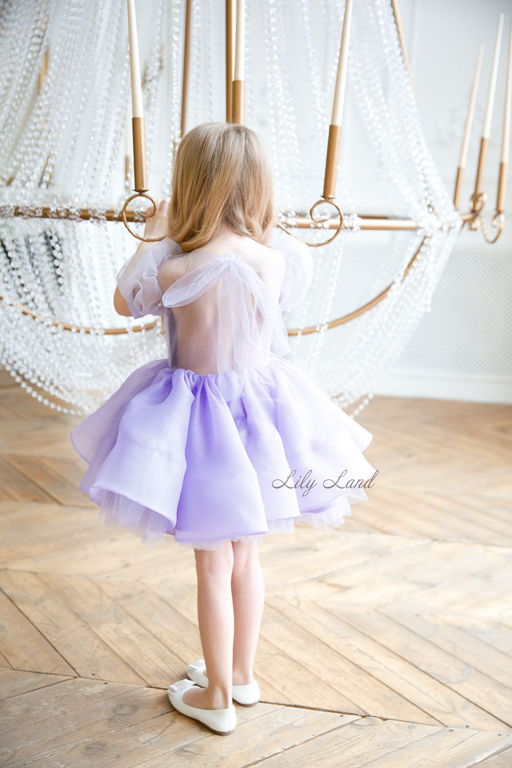 Alice Lavender Flower Girl Birthday Dress