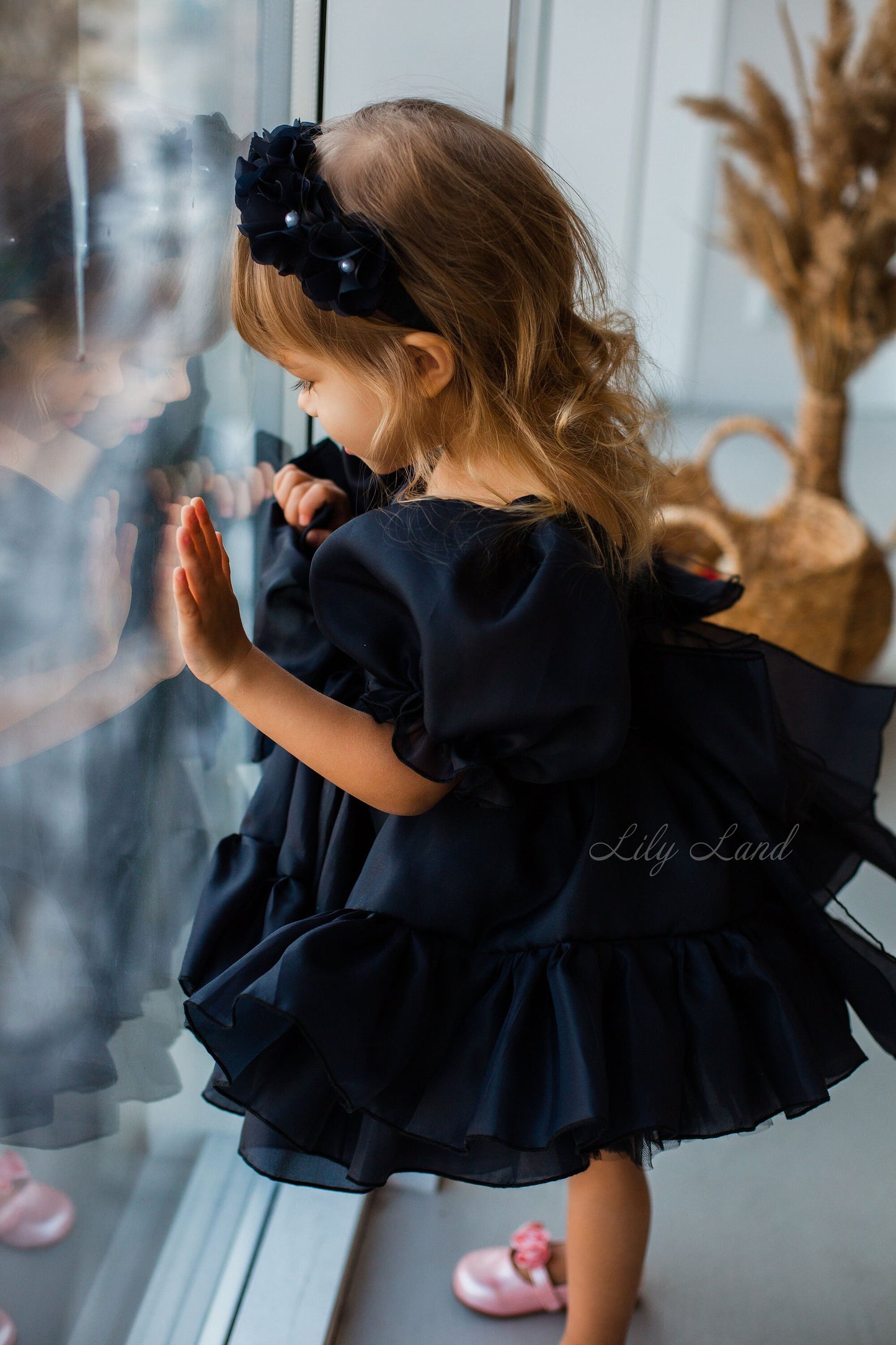Marseille Puffy Tutu Girl Dress in Black
