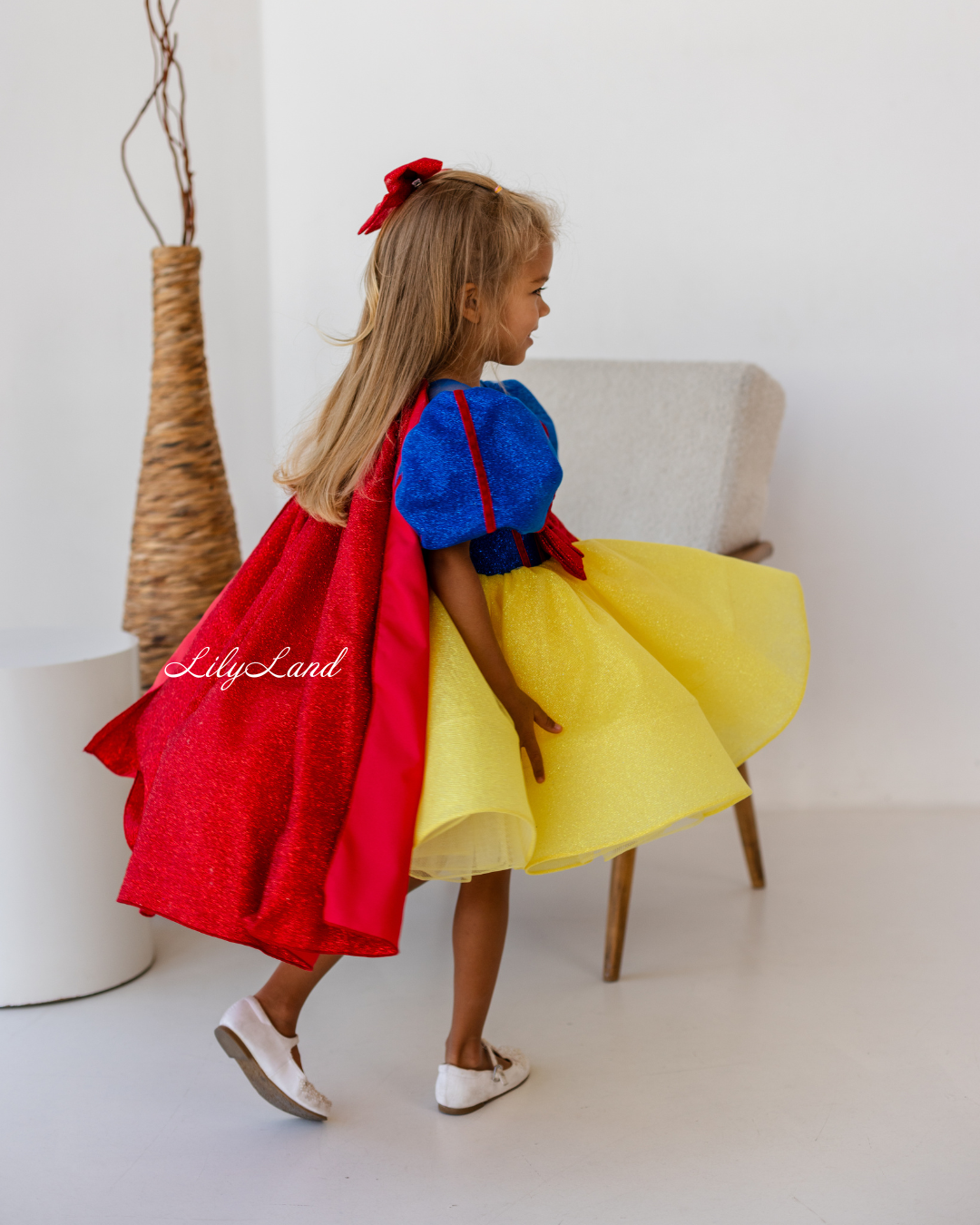 Snow White Princess Puffy Girl Dress