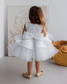 Nancy Tutu Glitter Girl Dress in White