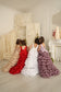 Rosalyn Girl Dress in Pale Lavender with Long Train