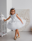 Nancy Tutu Glitter Girl Dress in White