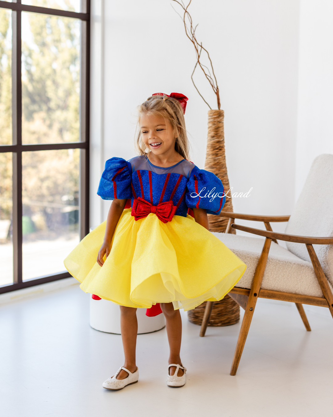 Snow White Princess Puffy Girl Dress