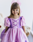 Rapunzel Princess Puffy Girl Dress