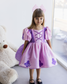 Rapunzel Princess Puffy Girl Dress