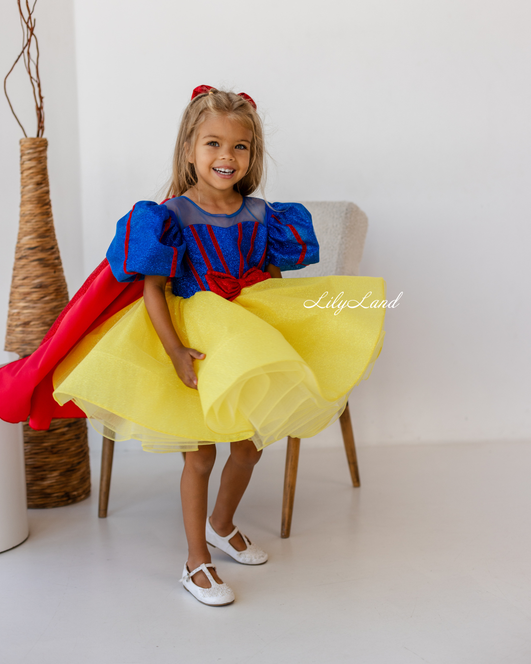 Snow White Princess Puffy Girl Dress