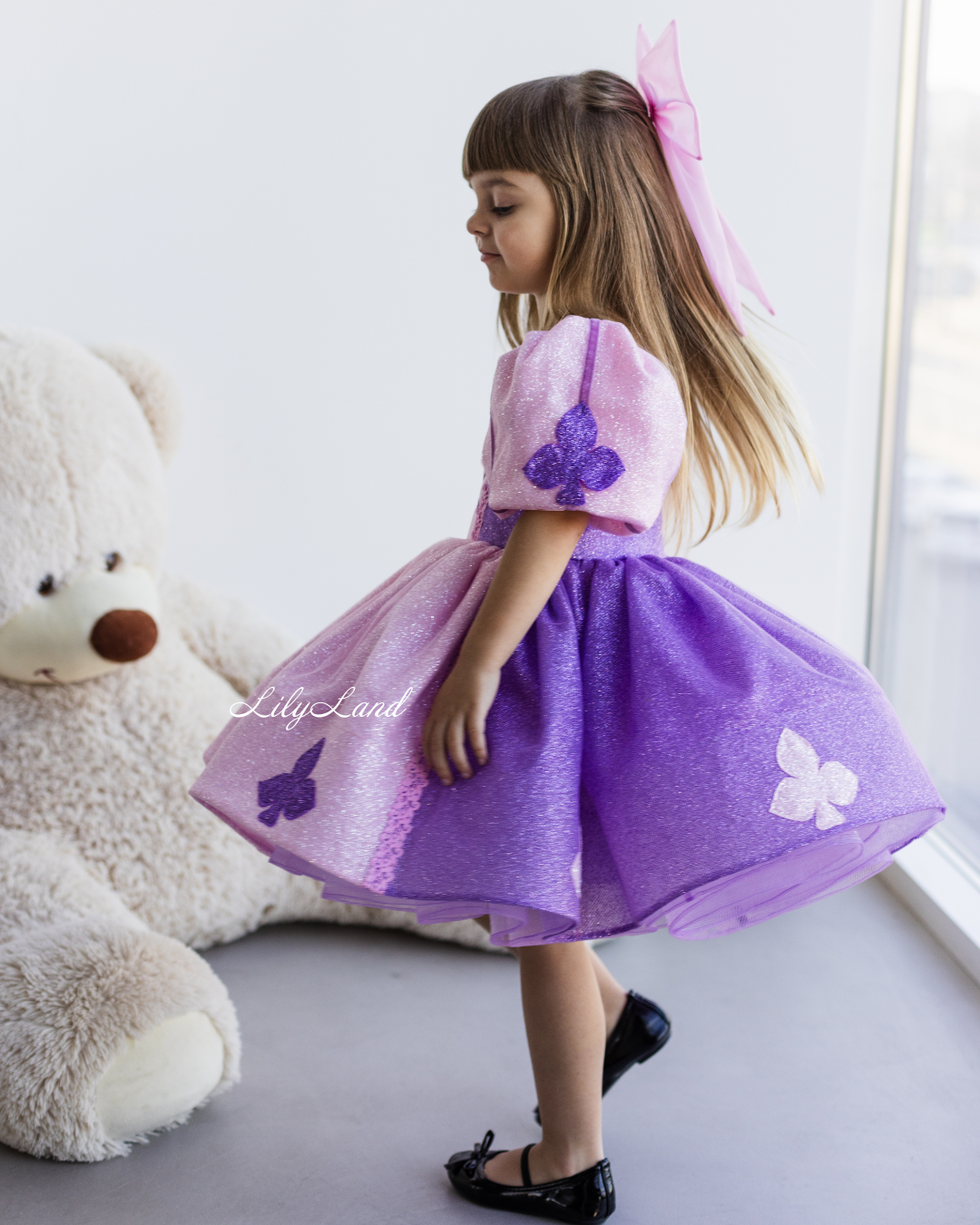 Rapunzel Princess Puffy Girl Dress