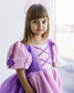 Rapunzel Princess Puffy Girl Dress