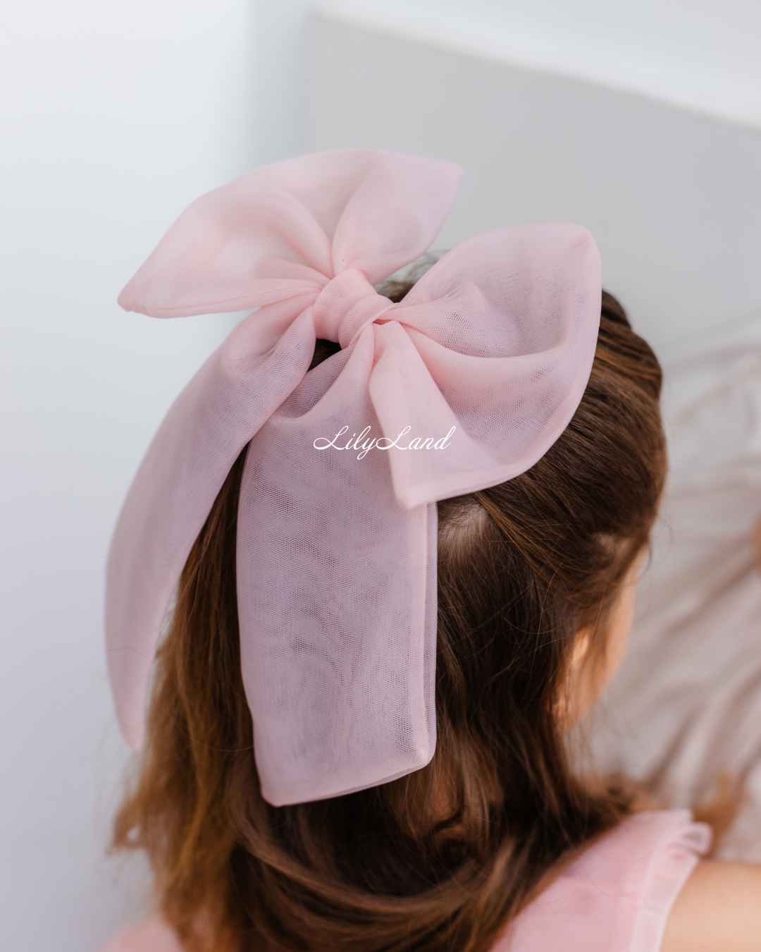 Blush Pink Hairpin Big Bow Girl Accessories