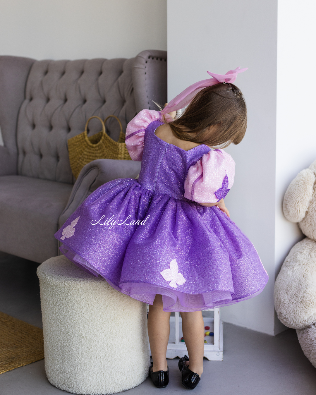 Rapunzel Princess Puffy Girl Dress