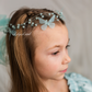 Hair Accessories with Flowers in Blue