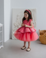 Nancy Tutu Girl Dress in Coral