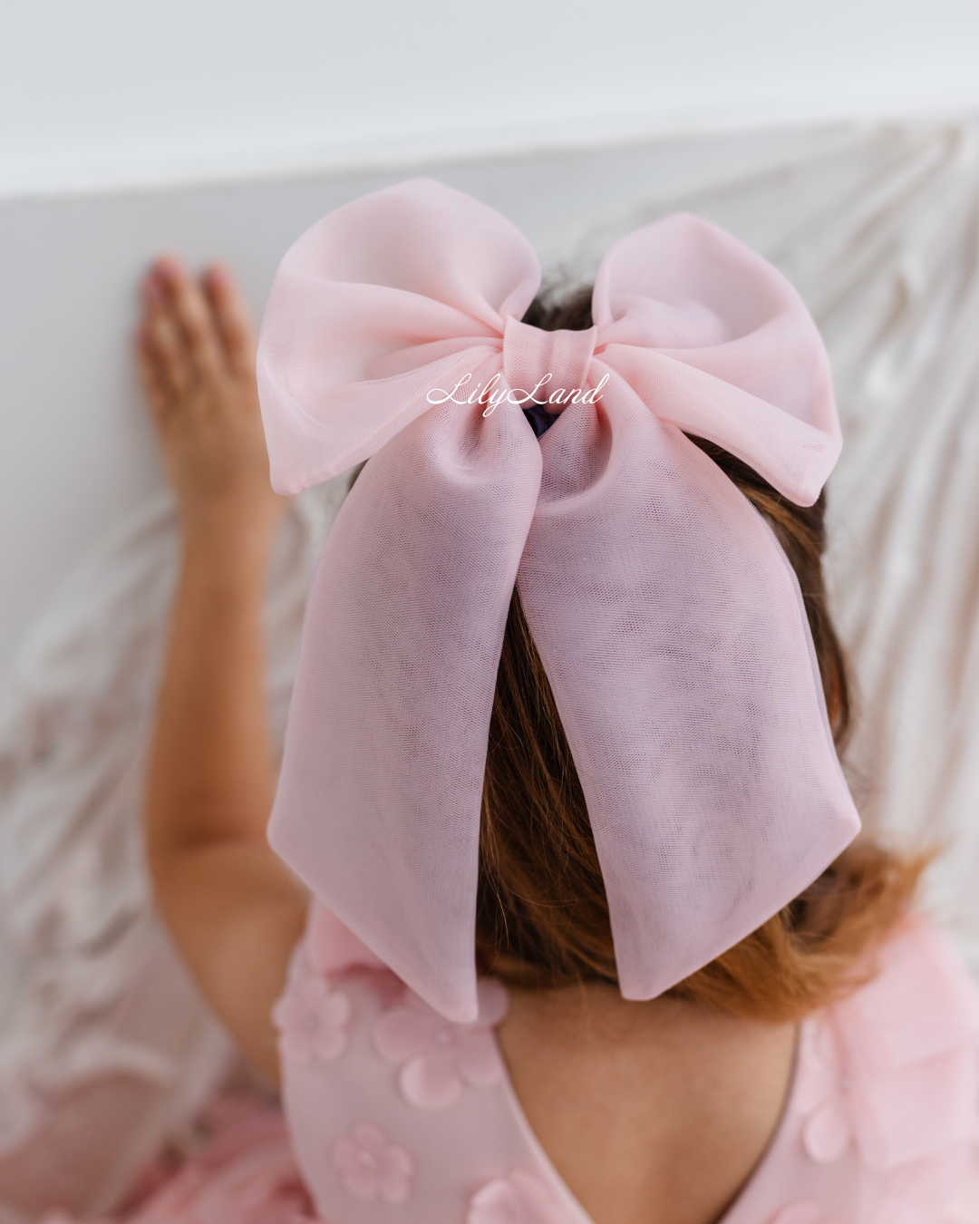 Blush Pink Hairpin Big Bow Girl Accessories