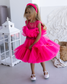 Barbie Tutu Girl Dress in Hot Pink