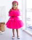 Barbie Tutu Girl Dress in Hot Pink