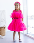 Barbie Tutu Girl Dress in Hot Pink