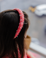 Coral Girl Hair Hoop with Beads and Sequins