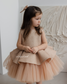 Nancy Tutu Glitter Girl Dress in Beige