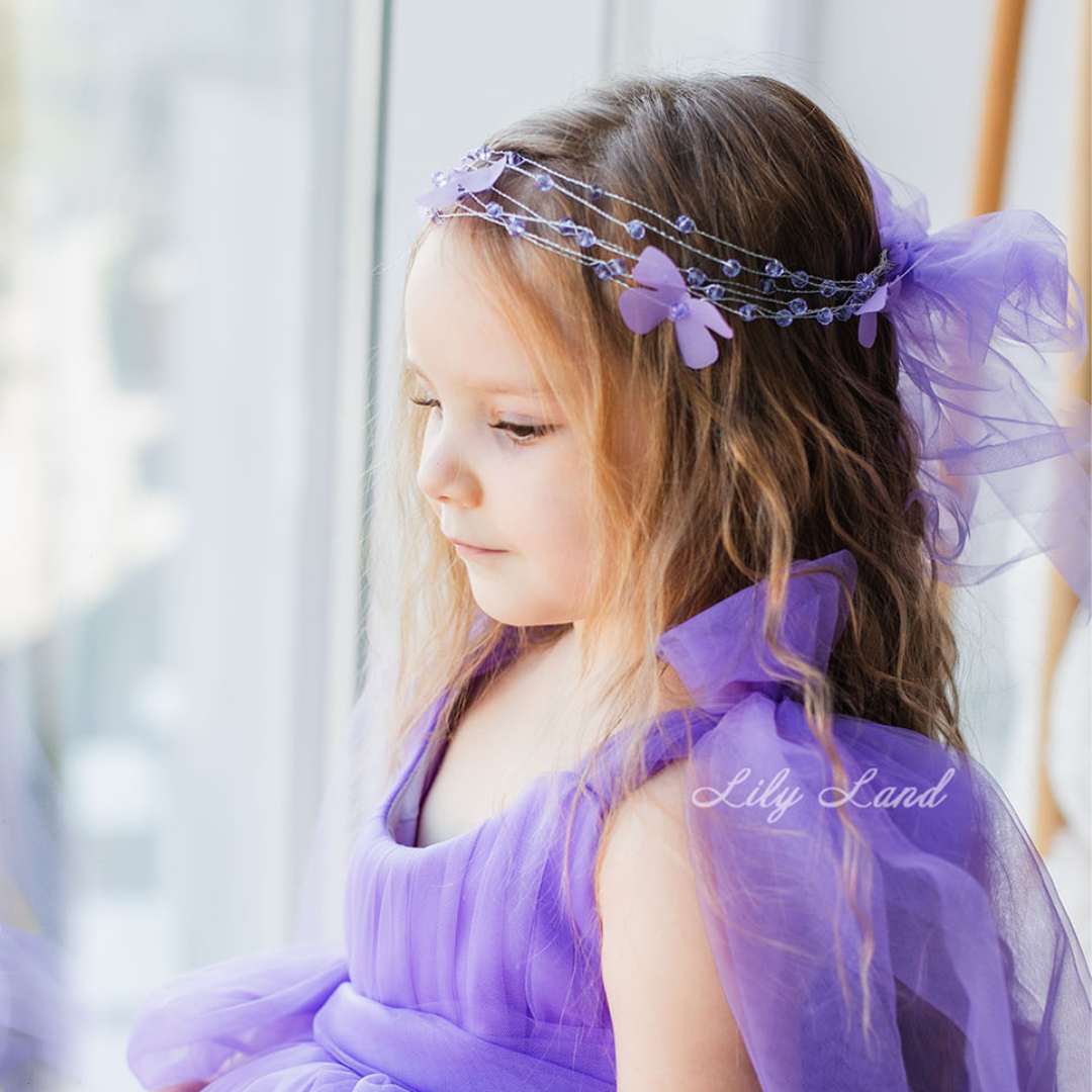 Girl Hair Accessories with Butterflies in Red