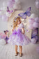 Fernanda Puffy Girl Dress in Butterfly Print